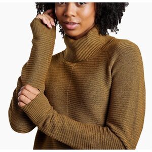 🏷️ Kuhl Solace Sweater in Mustard Color - Womens Size Medium